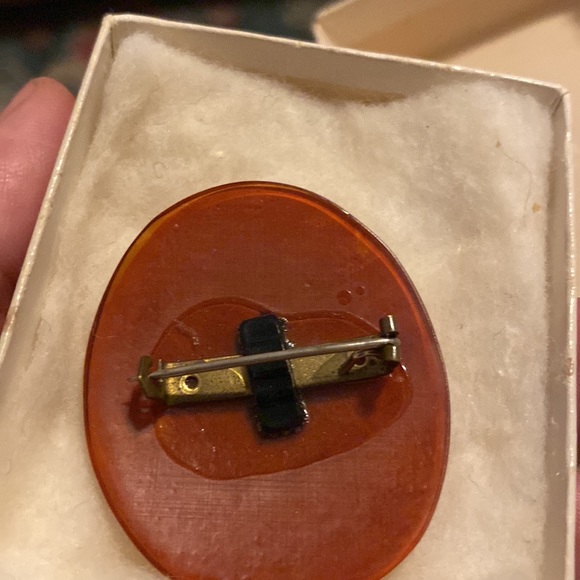 Vintage unusual brooch  PM 664A - Picture 2 of 4